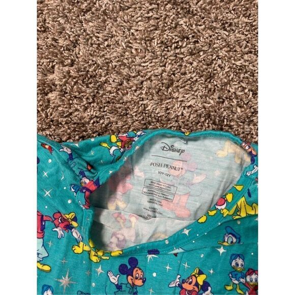 Posh Peanut Disney100 Long Sleeve Pajama Top Only Bundle of Two Youth Sz 10-12Y - Picture 5 of 7